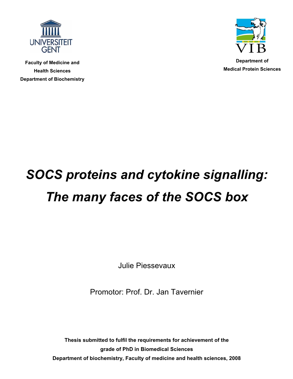 Cytokine Receptors and Signal Transduction