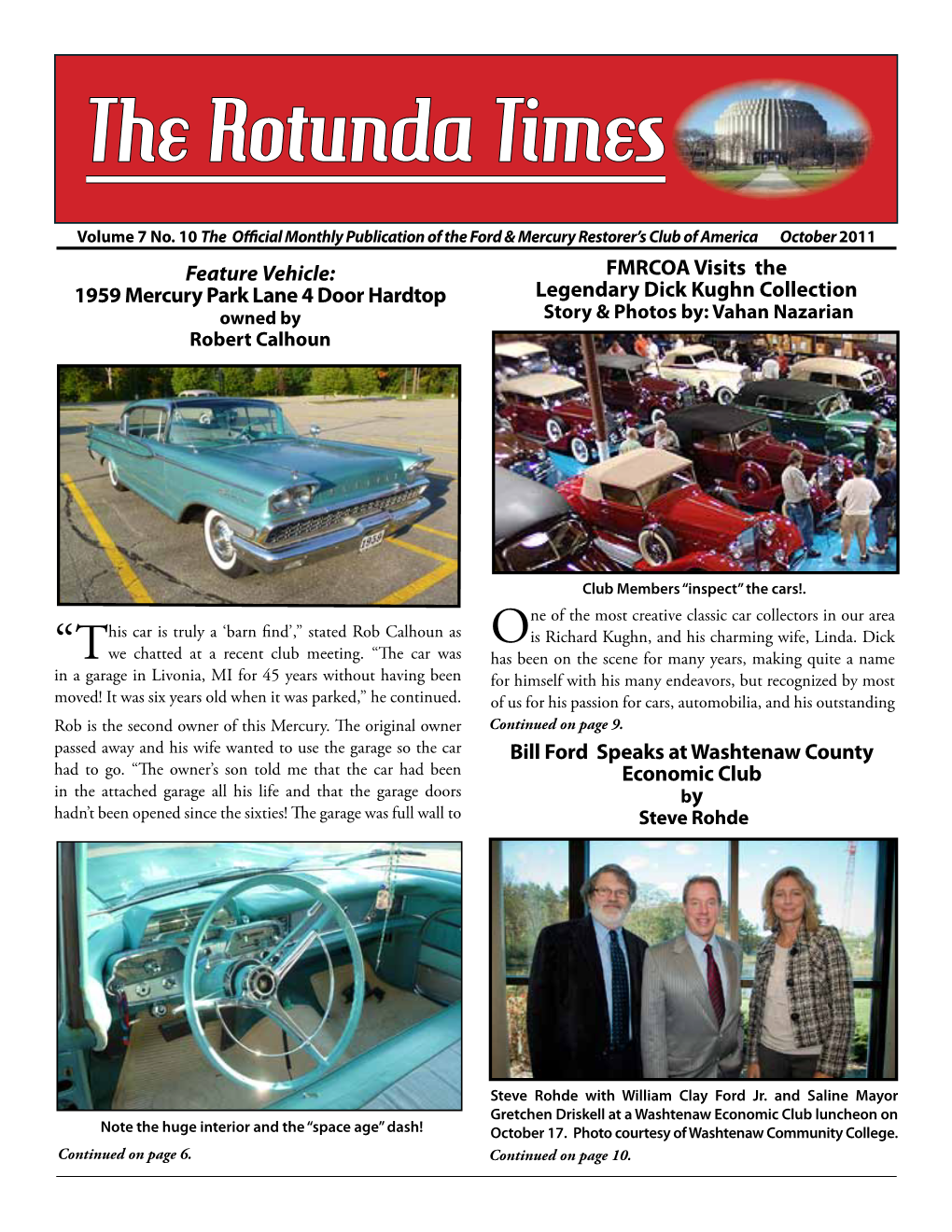 October 2011 Newsletter