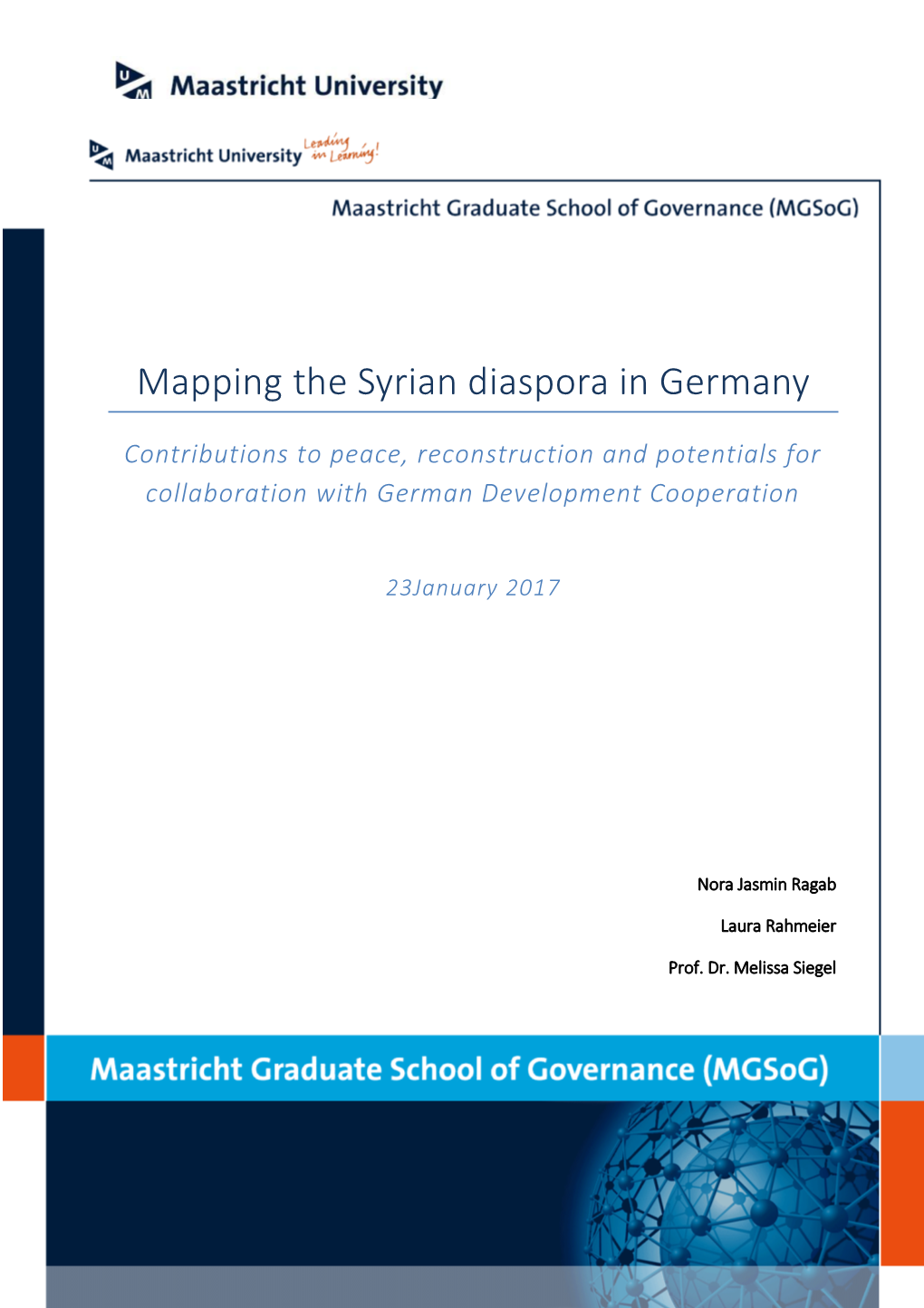 Mapping the Syrian Diaspora in Germany