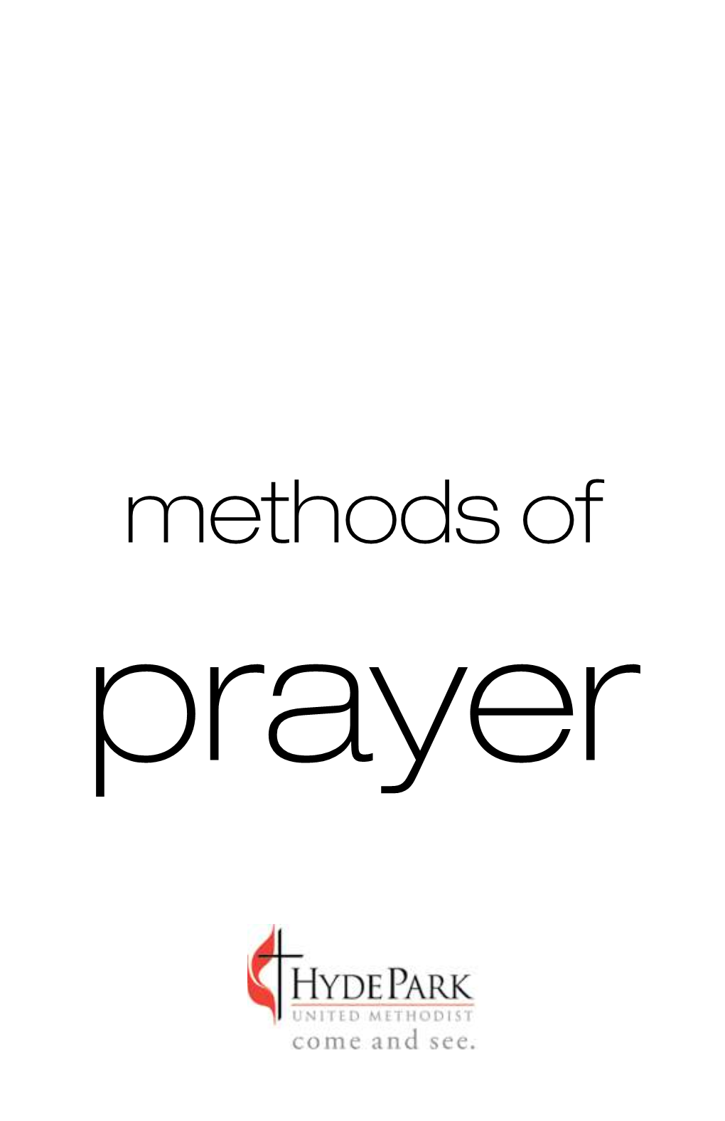 Methods of Prayer