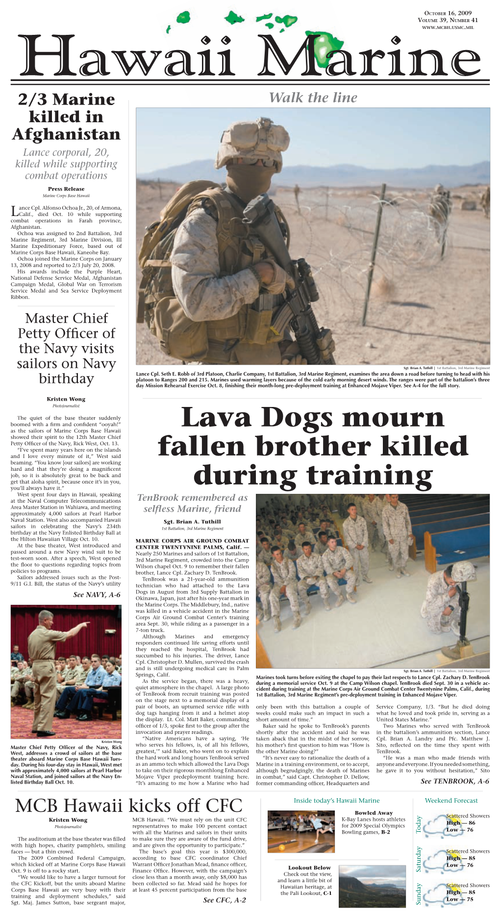 Lava Dogs Mourn Fallen Brother Killed During Training