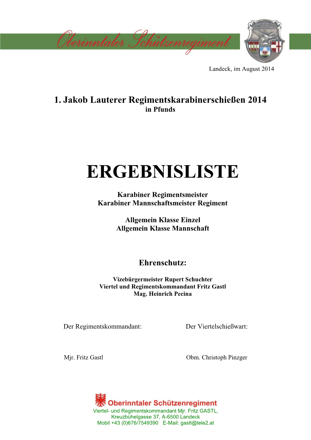 Ergebnisliste