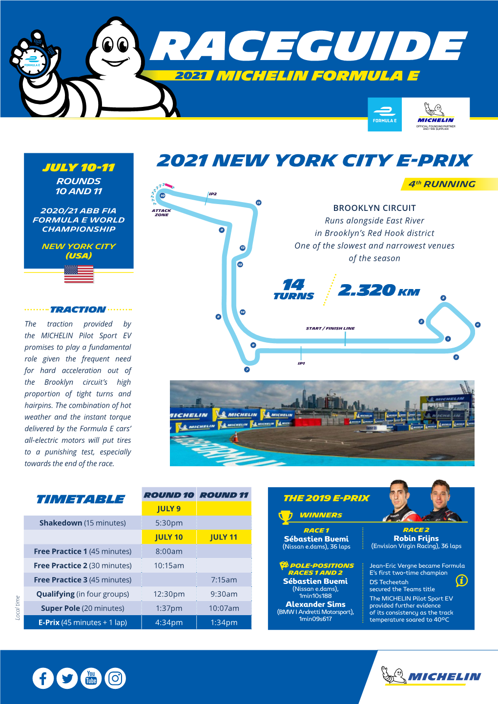 Raceguide 2021 Michelin Formula E