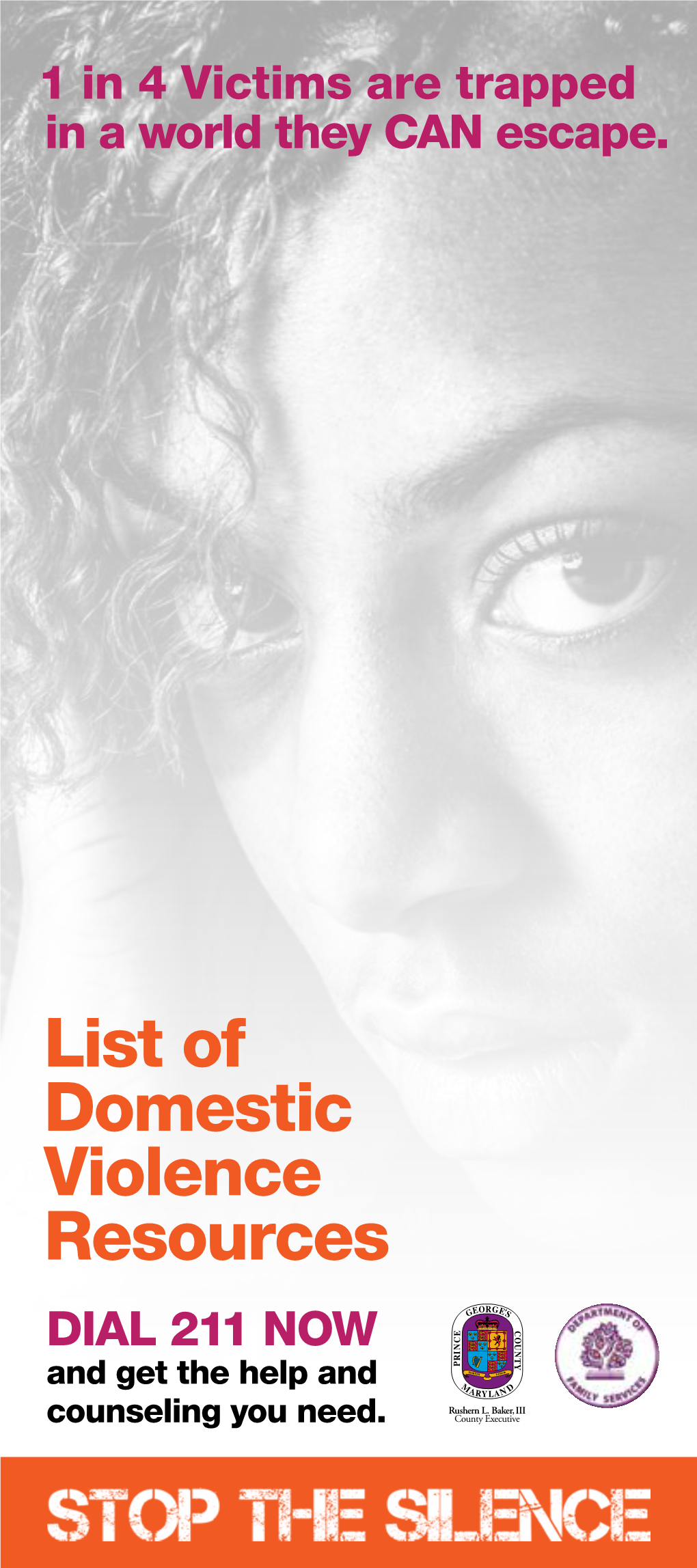 List of Domestic Violence Resources DIAL 211 NOW and Get the Help and Counseling You Need