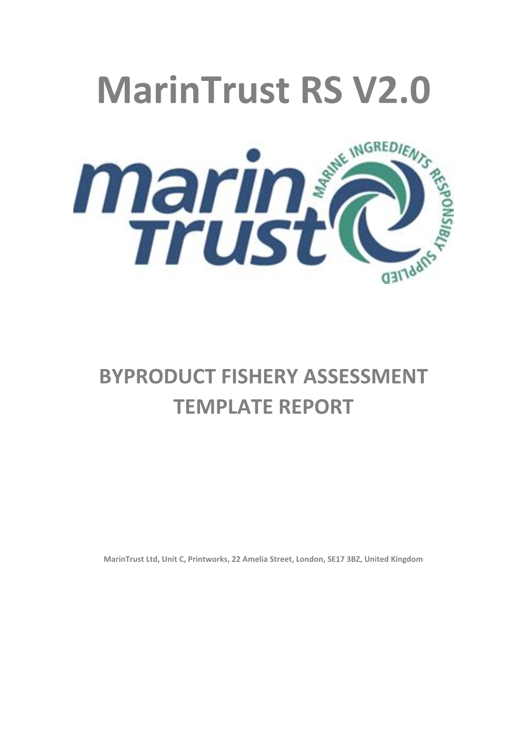 Fishery Assessment Report