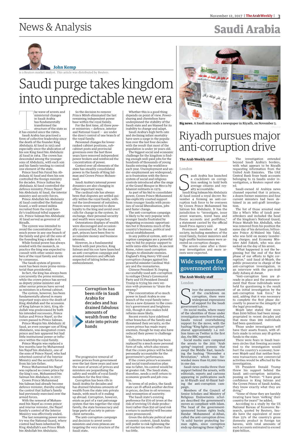 Saudi Purge Takes Kingdom Into Unpredictable New Era