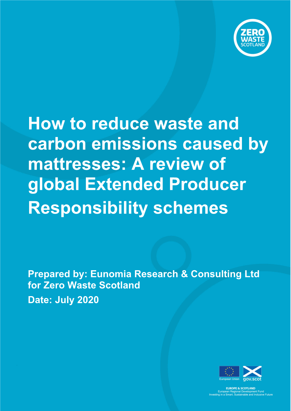 How to Reduce Waste and Carbon Emissions Caused by Mattresses: a Review of Global Extended Producer Responsibility Schemes