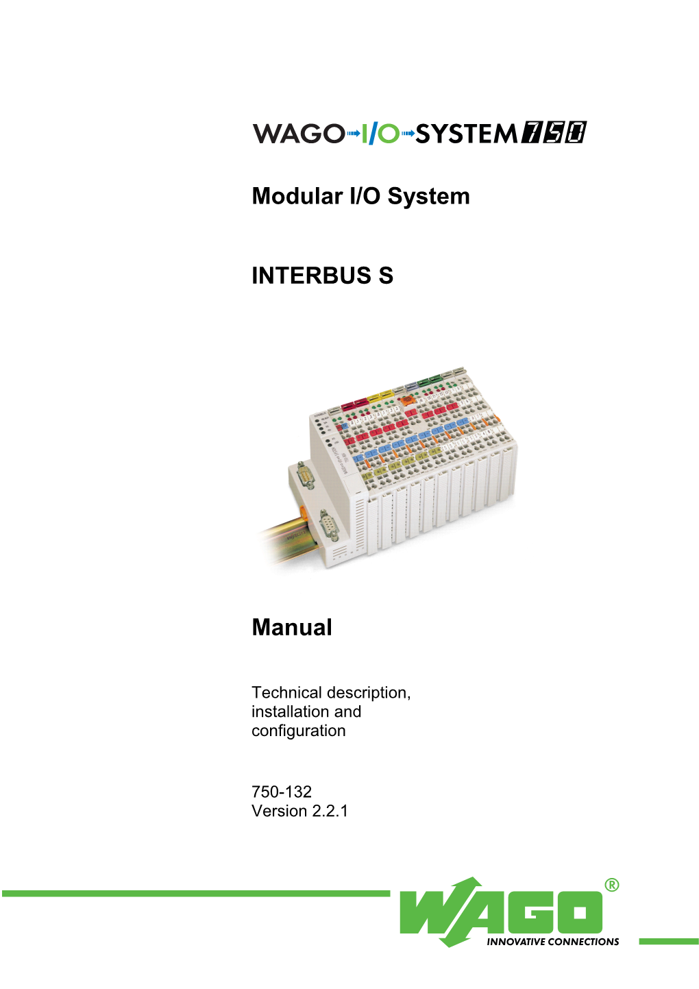 Modular I/O System INTERBUS S Manual