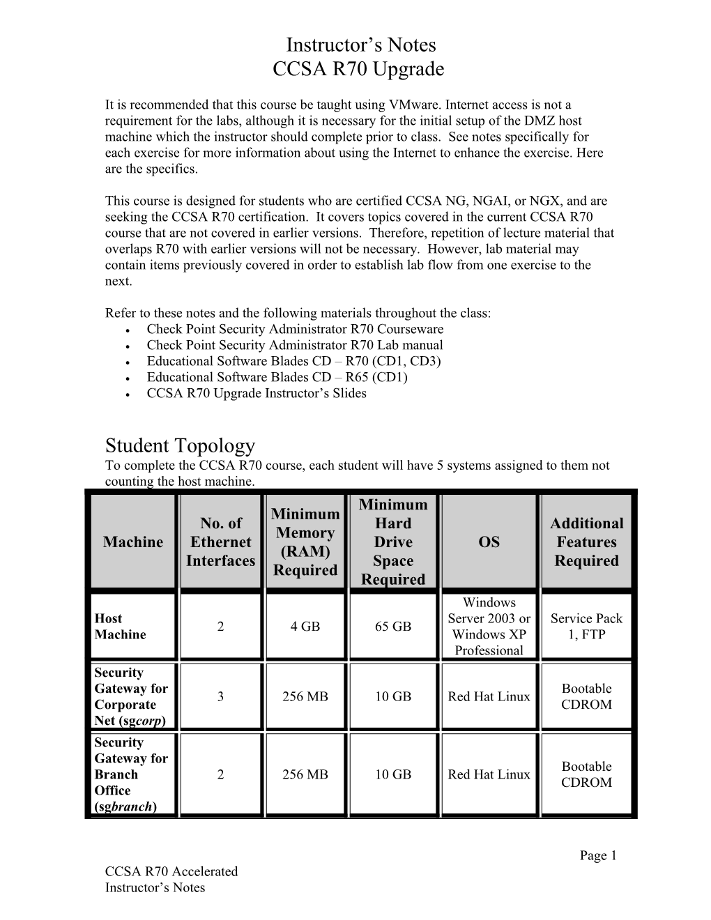 Instructor S Notes