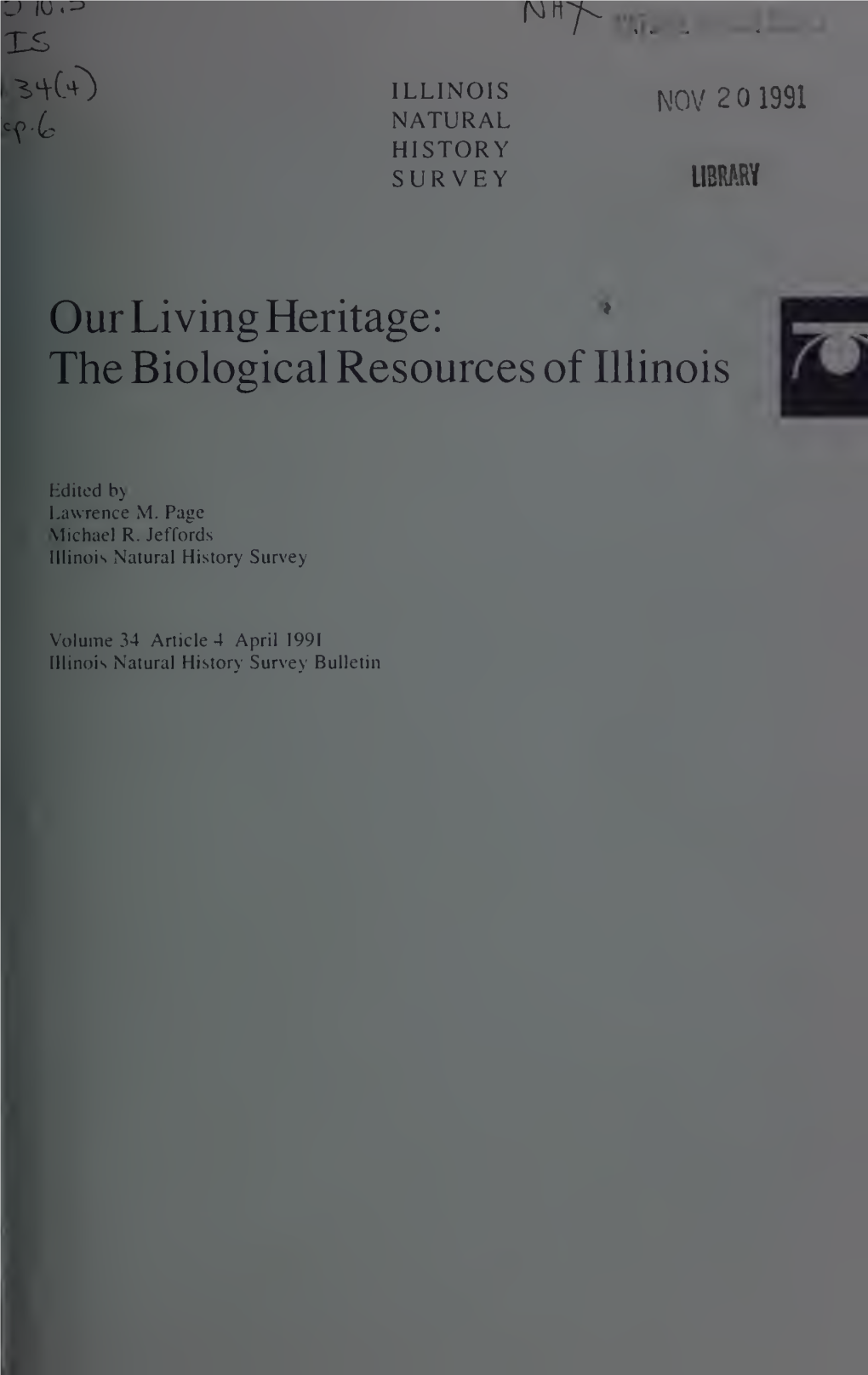 Illinois Natural History Survey Bulletin