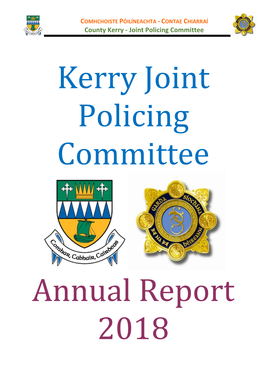 Kerry Joint Policing Committee- Strategy 2016-2020