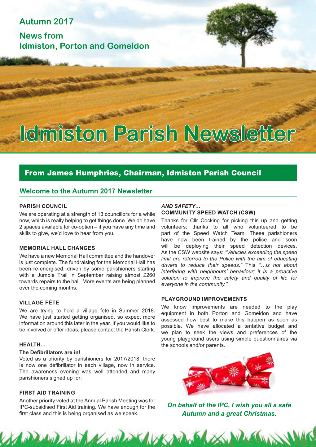 Idmiston Parish Newsletter