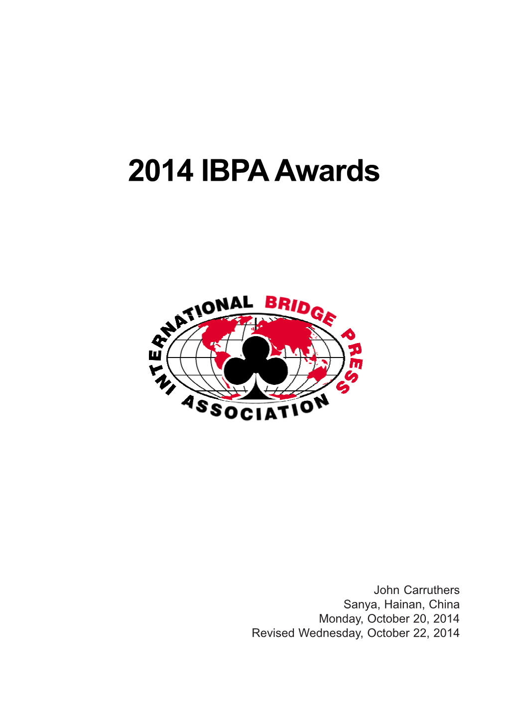 2014 IBPA Awards Document