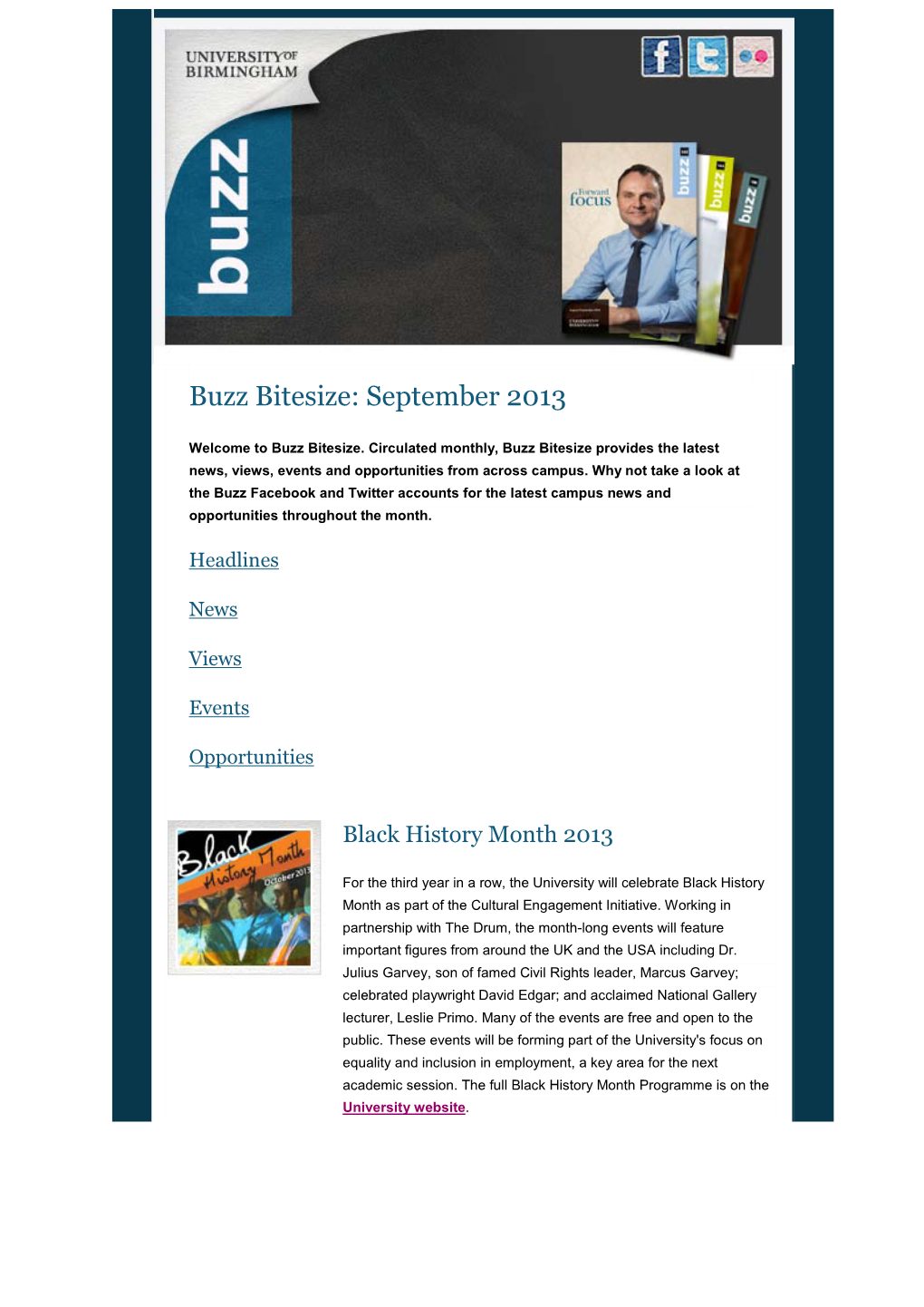 Buzz Bitesize: September 2013