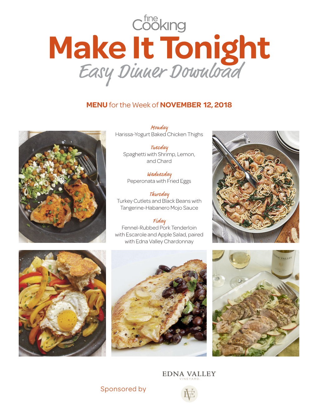 Make It Tonight Easy Dinner Download