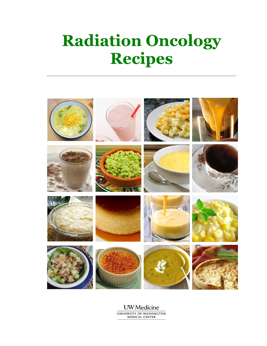 Radiation Oncology Recipes