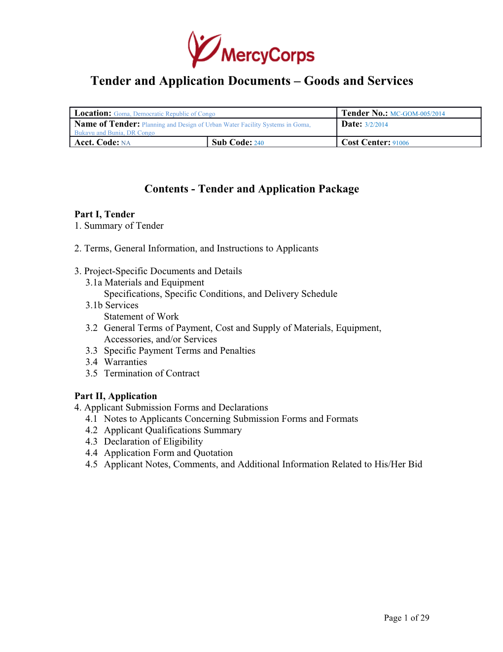 Tender Document Receipt s4