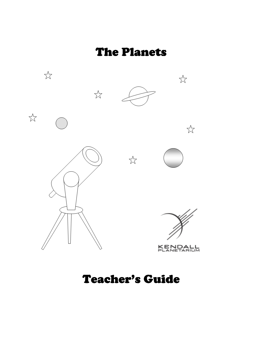 The Planets the Planets Teacher's Guide Teacher's Guide