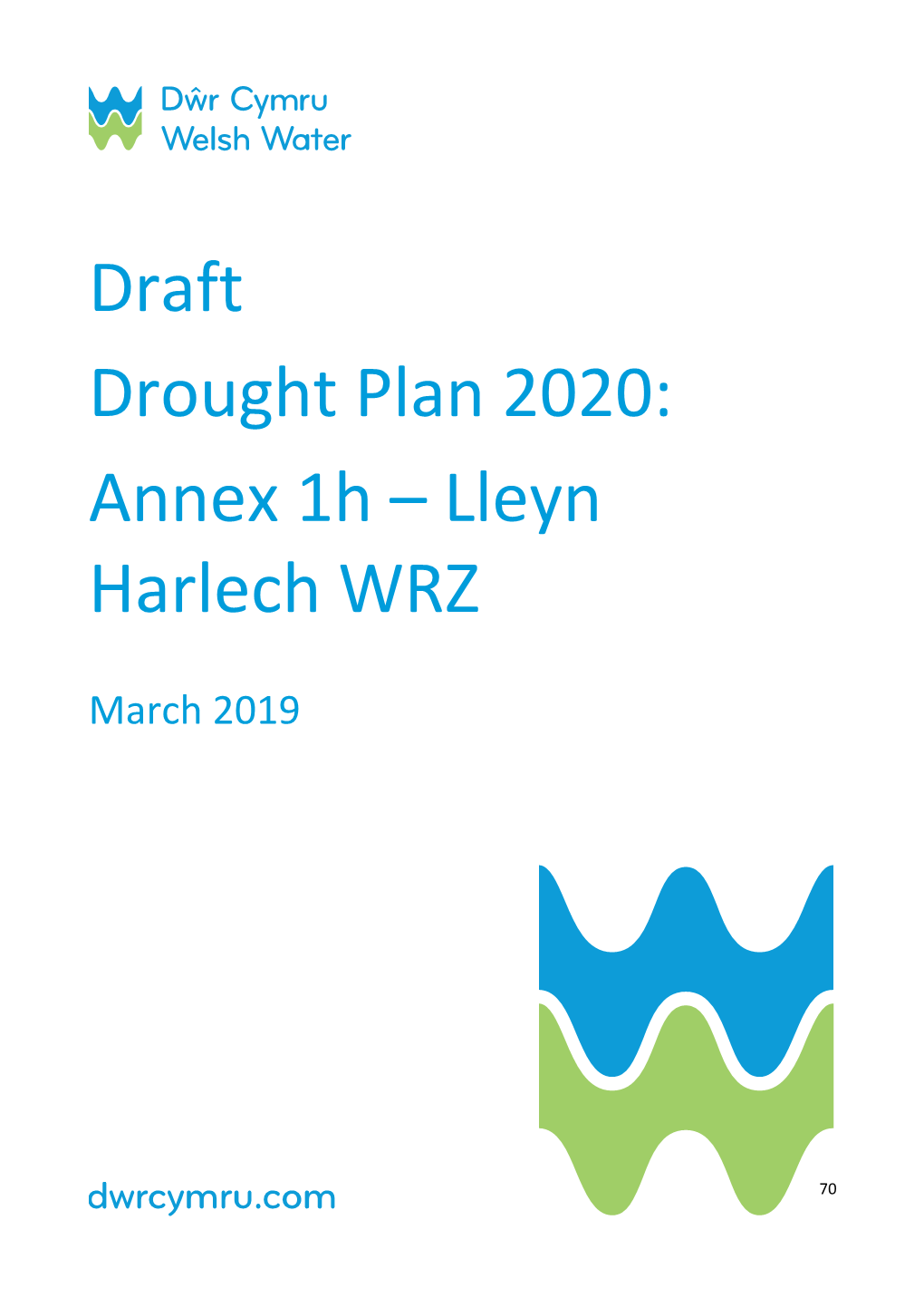 Draft Drought Plan 2020: Annex 1H – Lleyn Harlech WRZ