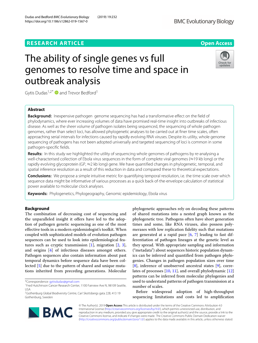 Genome Sequencing