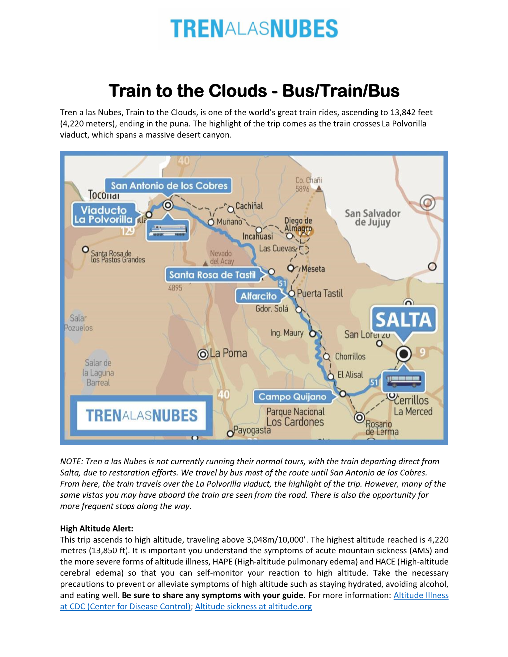 Train to the Clouds