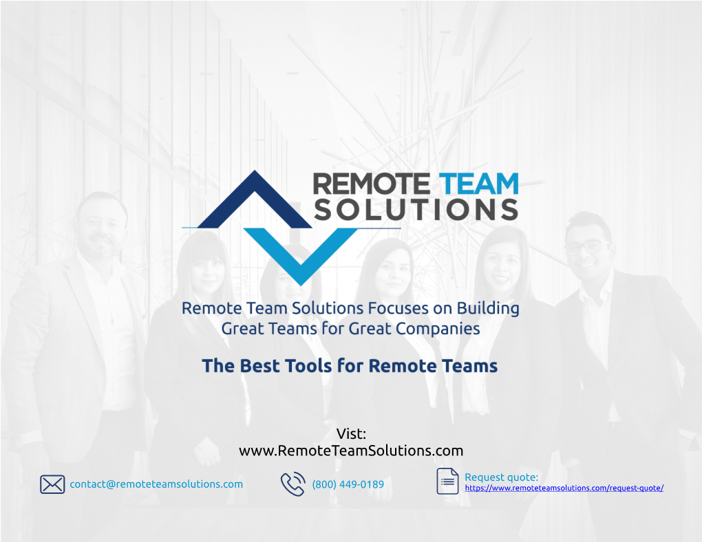 RTS the Best Tools for Remote Teams FINAL.Cdr