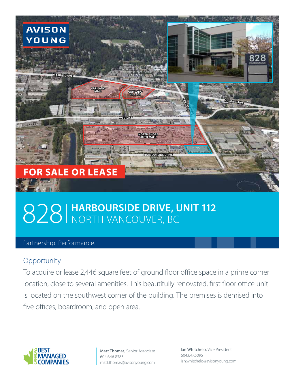 828 HARBOURSIDE DRIVE, UNIT 112 North Vancouver, Bc