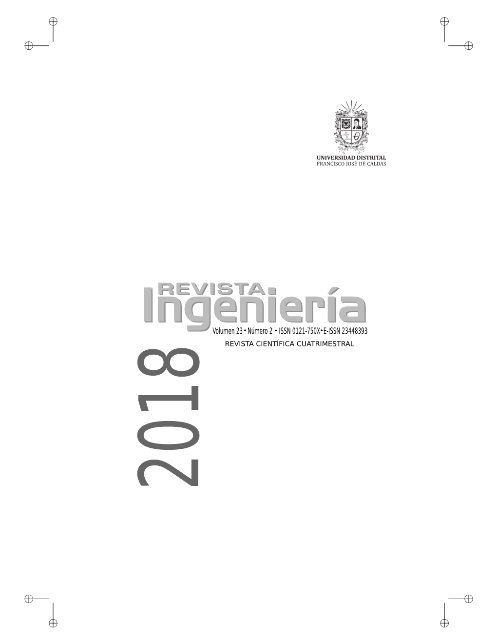 Volumen 23 Número 2 ISSN 0121-750X E-ISSN 23448393 REVISTA CIENTÍFICA CUATRIMESTRAL
