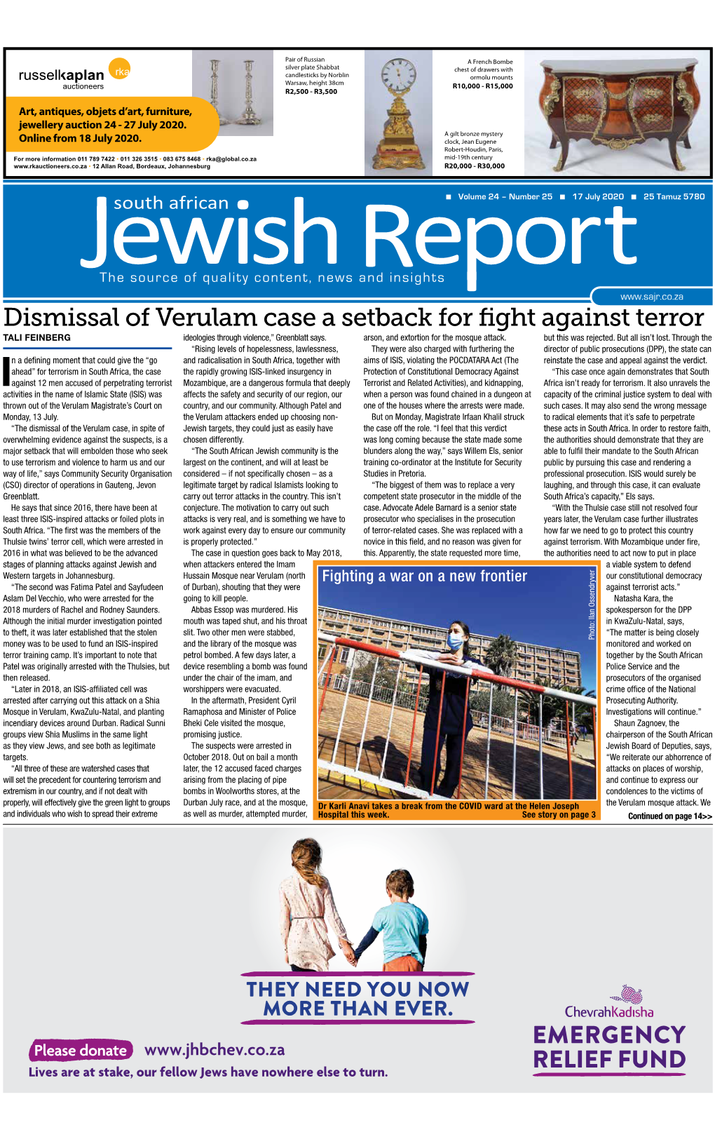 Dismissal of Verulam Case a Setback for Fight Against Terror