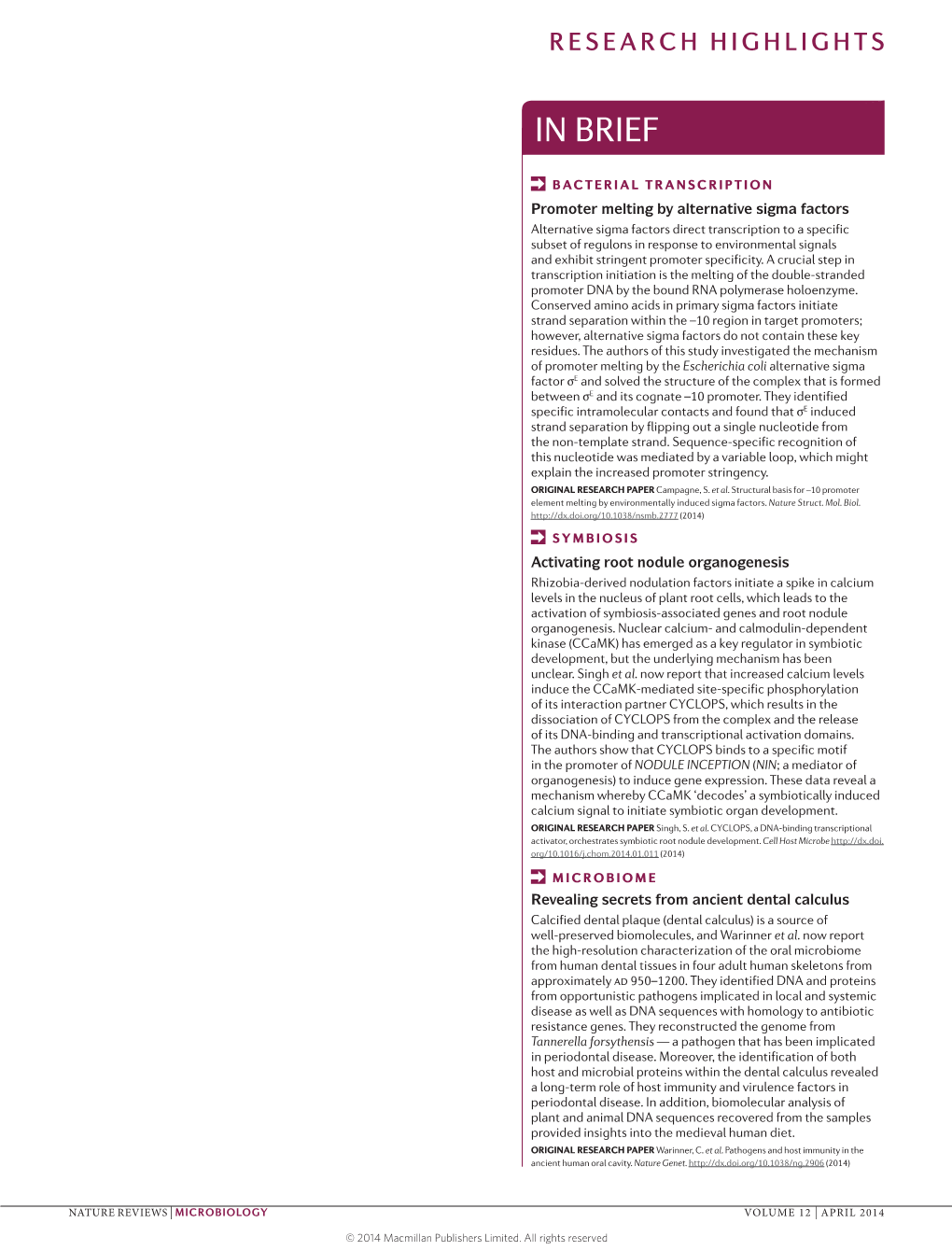 Bacterial Transcription: Promoter Melting by Alternative Sigma Factors