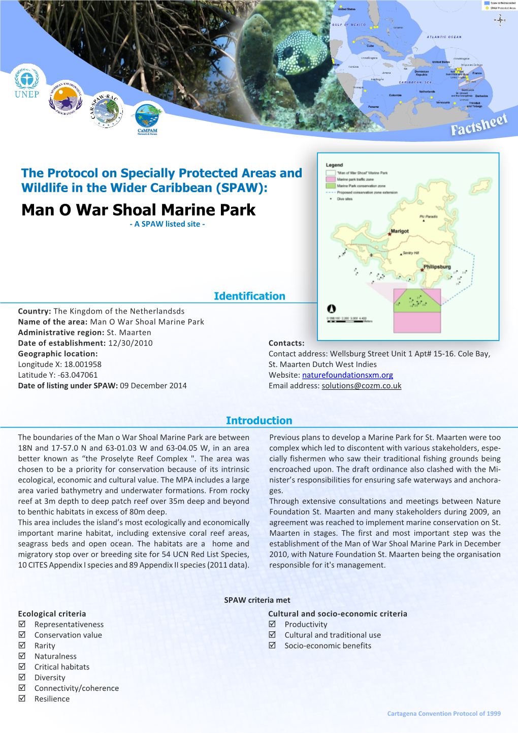 Factsheet Pays-Bas St Eustatius National Marine Park