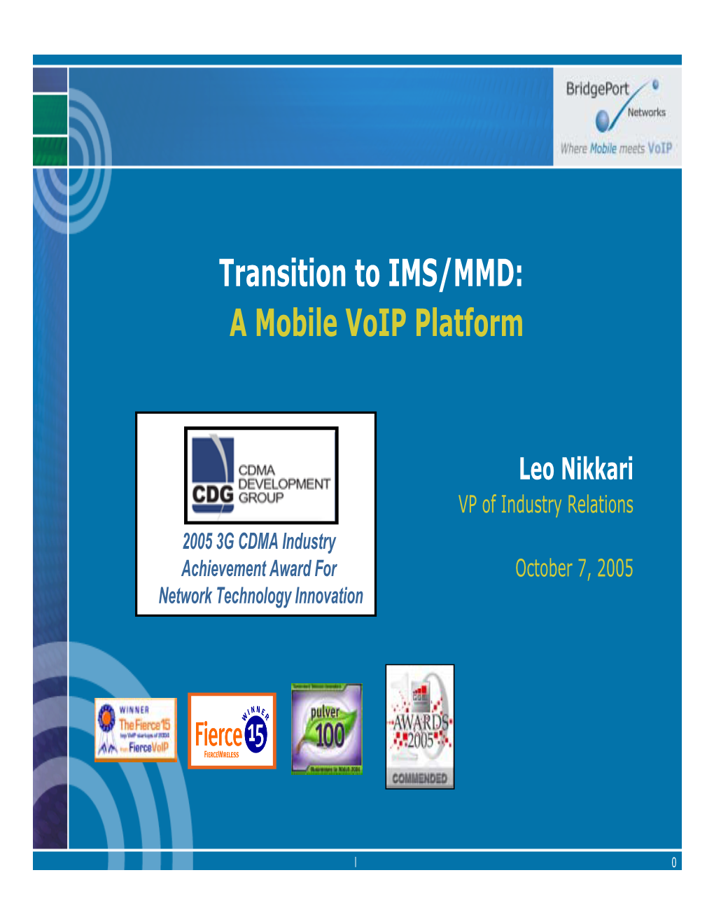 A Mobile Voip Platform