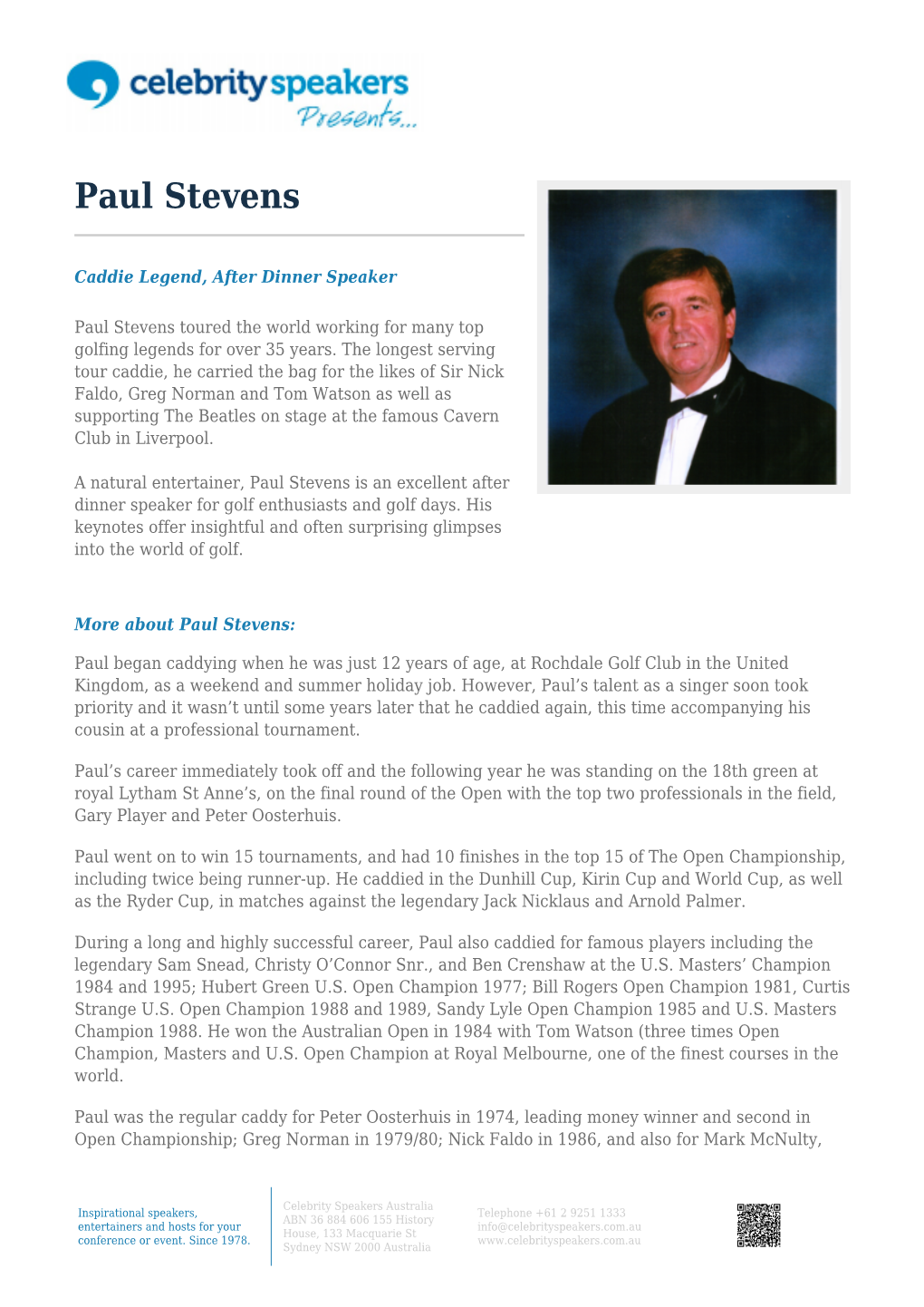 Paul Stevens