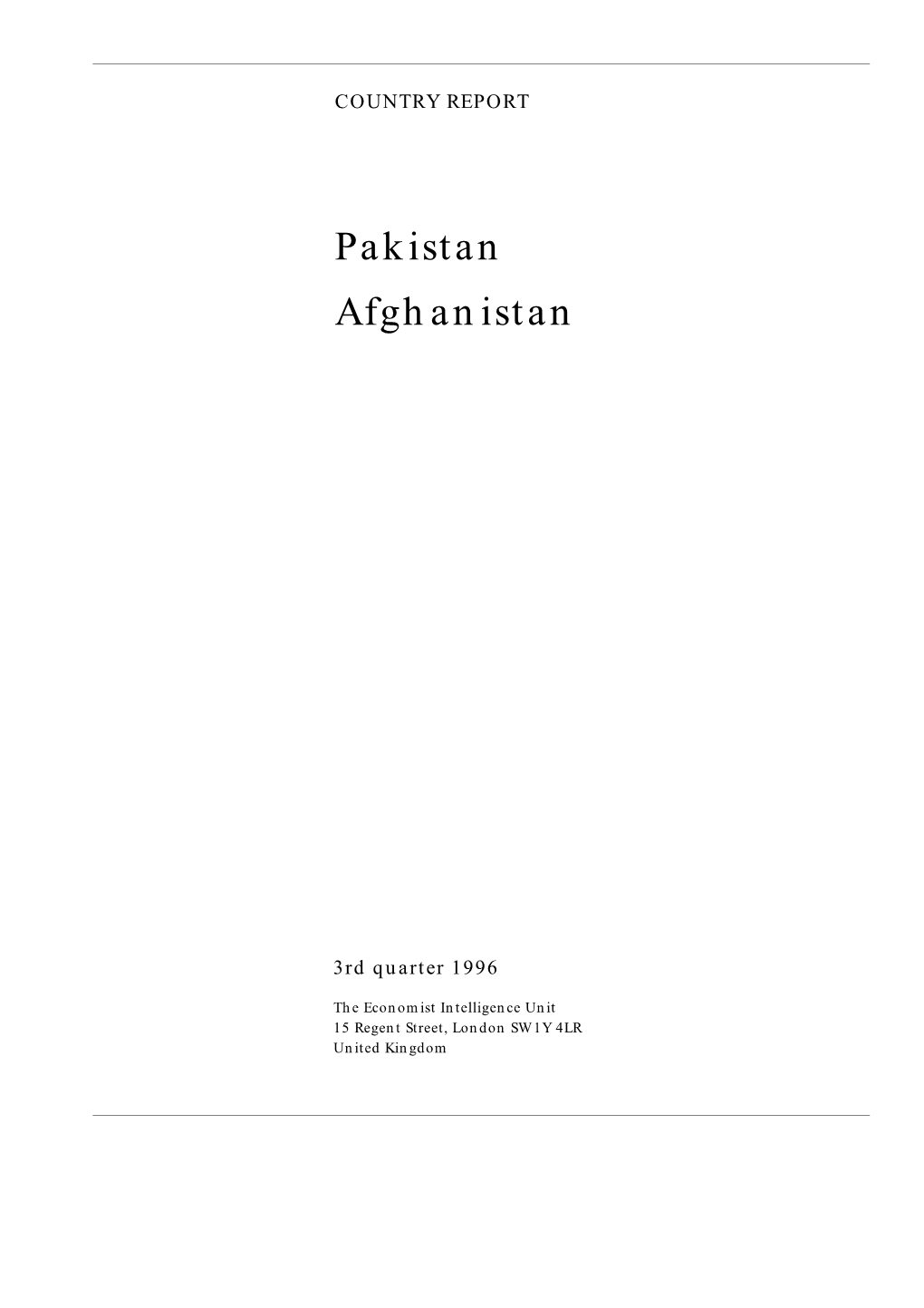 Pakistan Afghanistan
