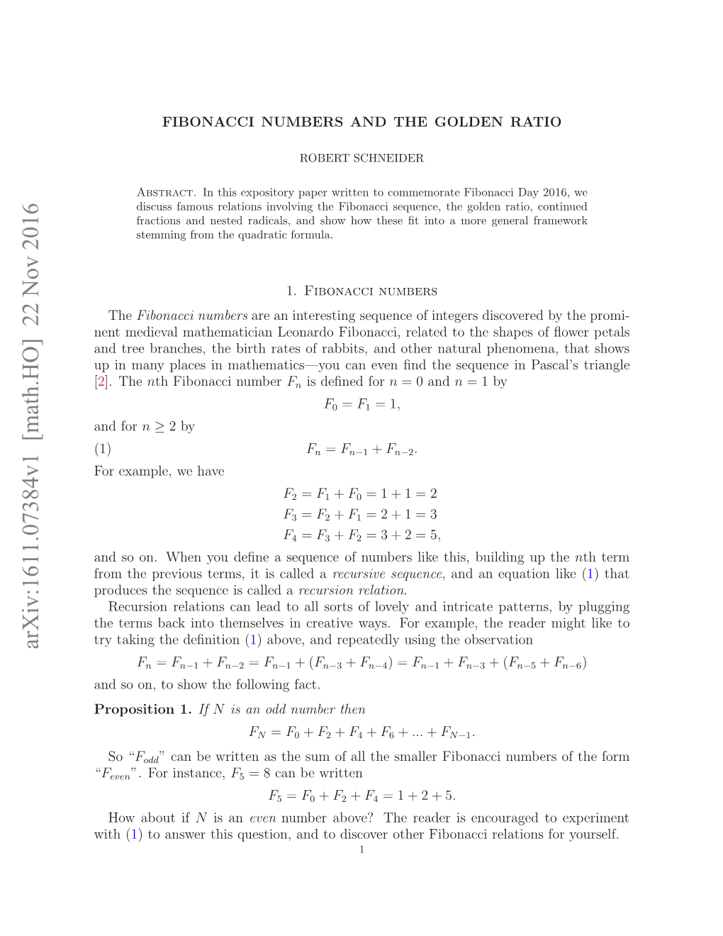 Arxiv:1611.07384V1 [Math.HO] 22 Nov 2016 H Em Akit Hmevsi Raiewy.Freape H R the Example, for Ways