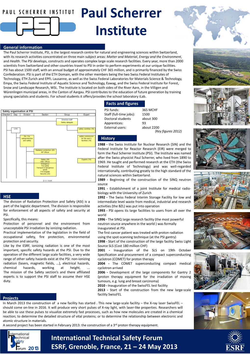 General Information Facts and Figures Projects HSE History