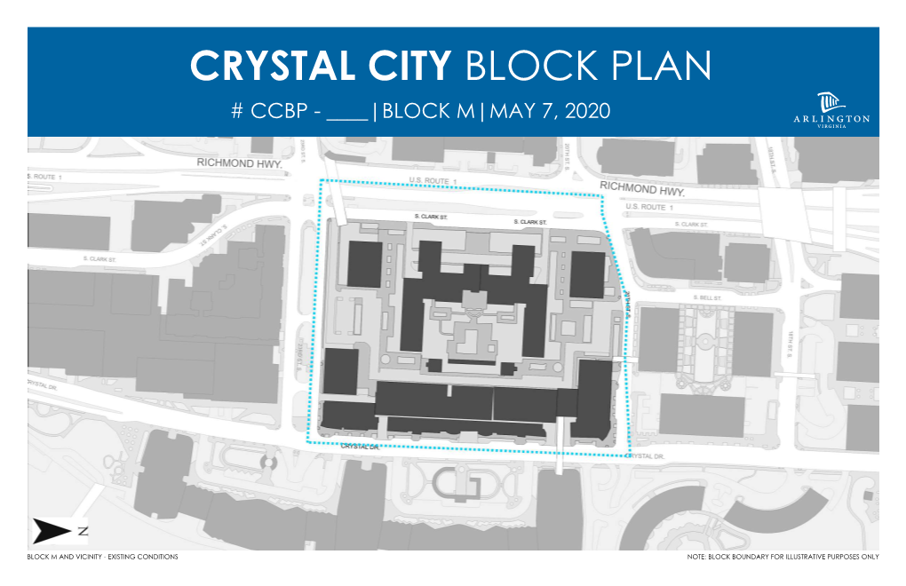 Crystal City Block Plan - Block M Submitted in Conjunction with Sp#___ By: Jbg Smith