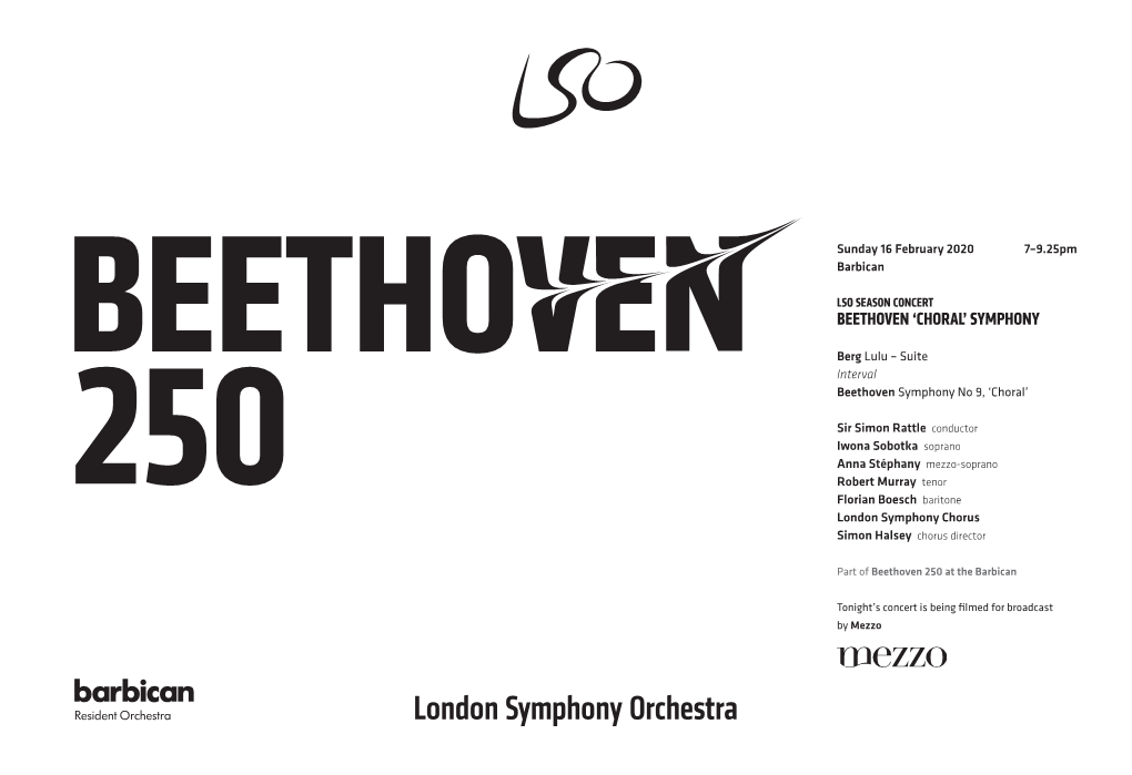 Beethoven 'Choral' Symphony