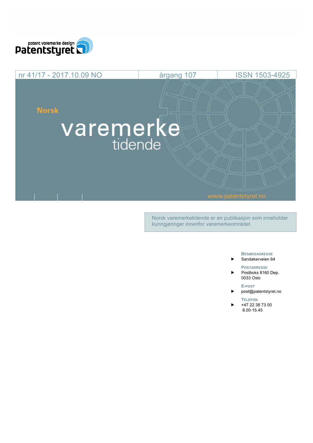 Varemerketidende-Nr41-2017.Pdf