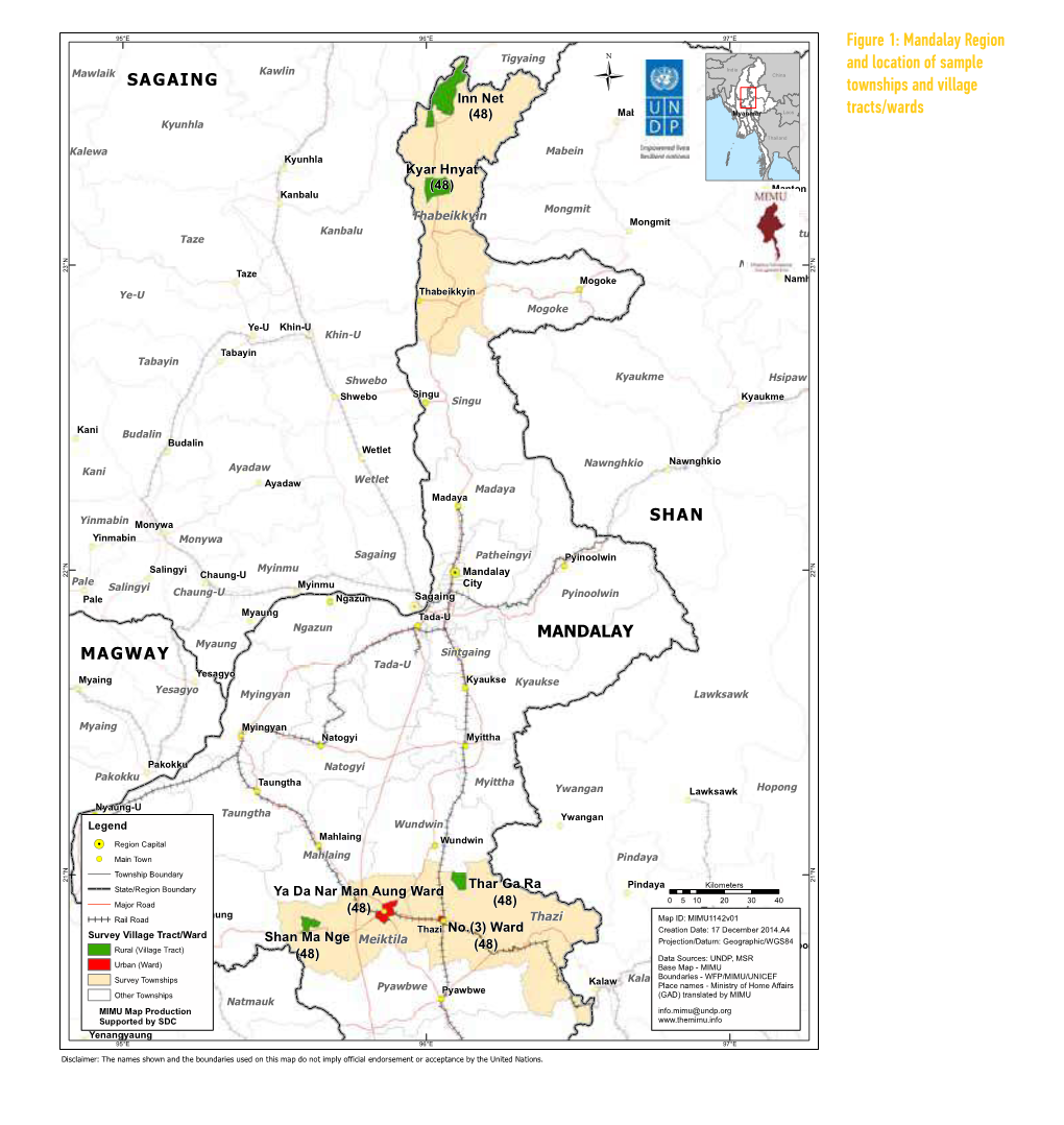 Distribution of CRC Survey Village Tract/Ward