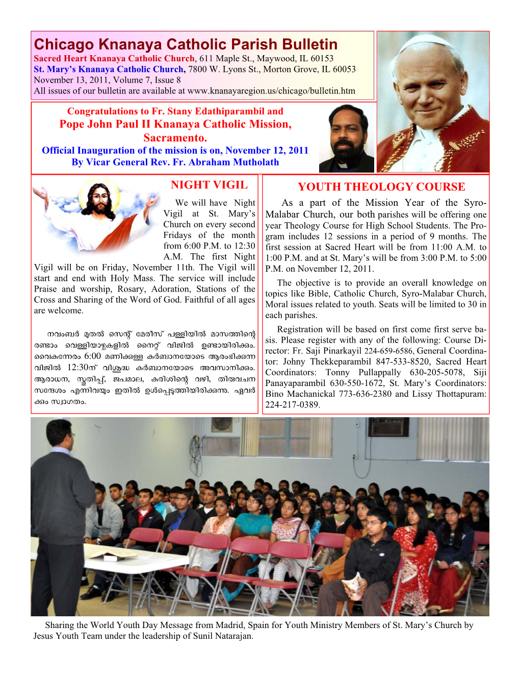 Chicago Knanaya Catholic Parish Bulletin