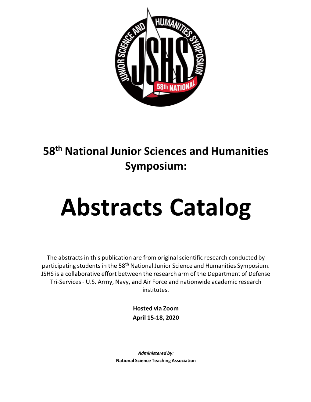 Abstracts Catalog