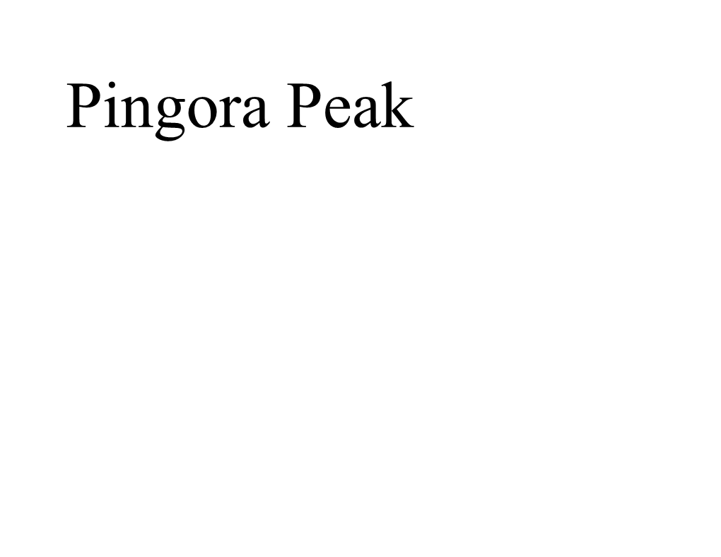 Pingora Peak : Climbing, Hiking & Mountaineering : Summitpost