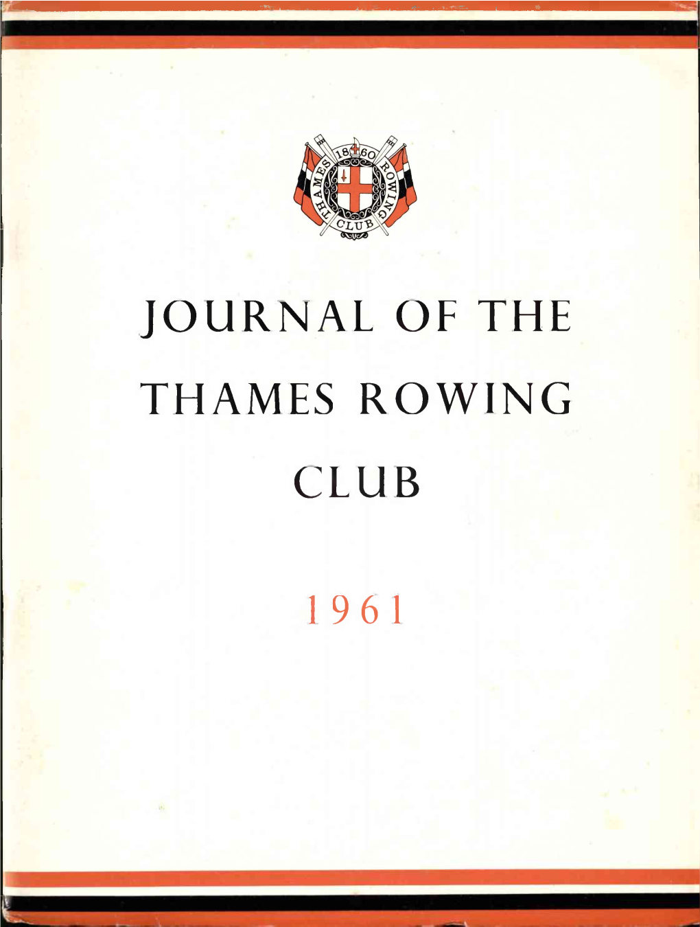 Journal of the Thames Rowing Club