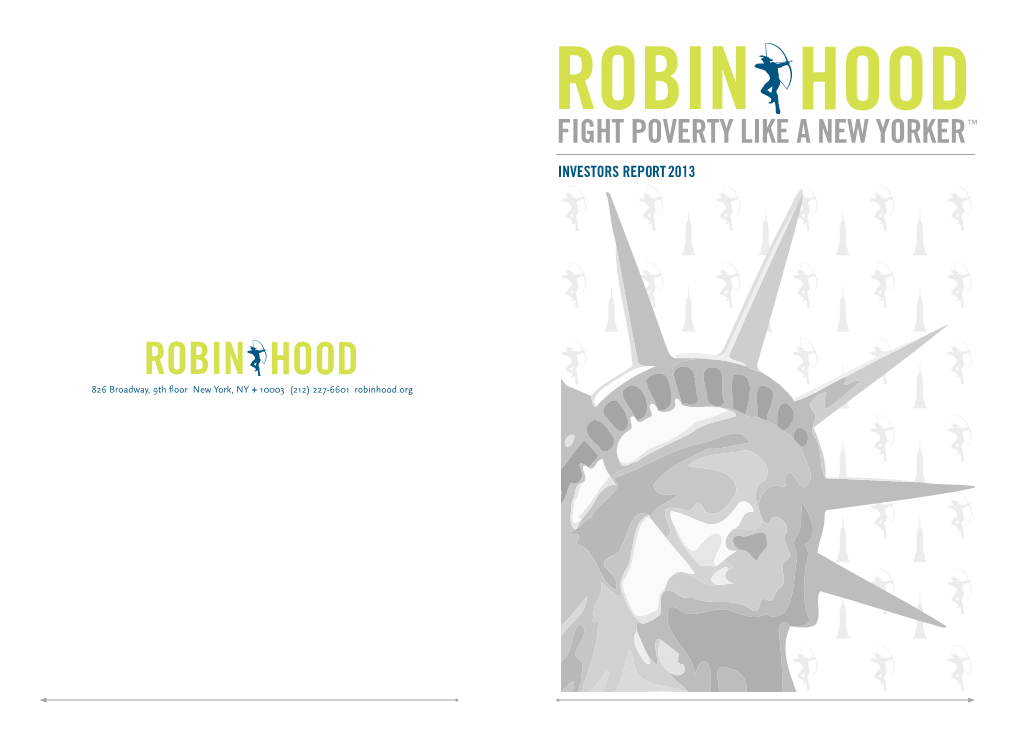 Fight Poverty Like a New Yorker™