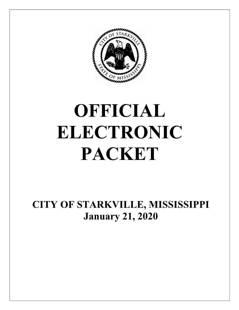 Official Electronic Packet