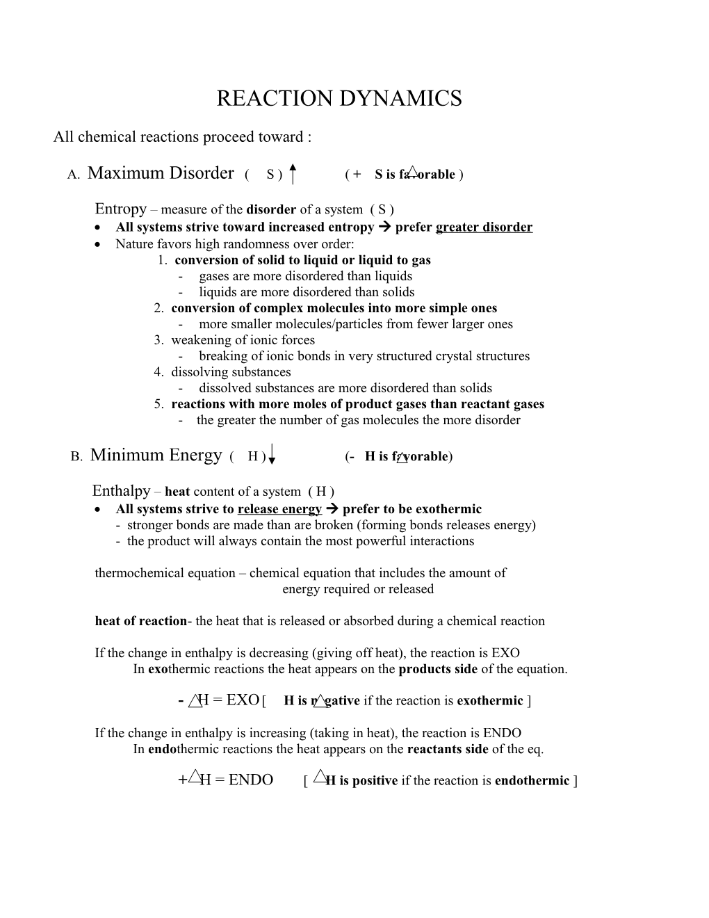 All Chemical Reactions Proceed Toward