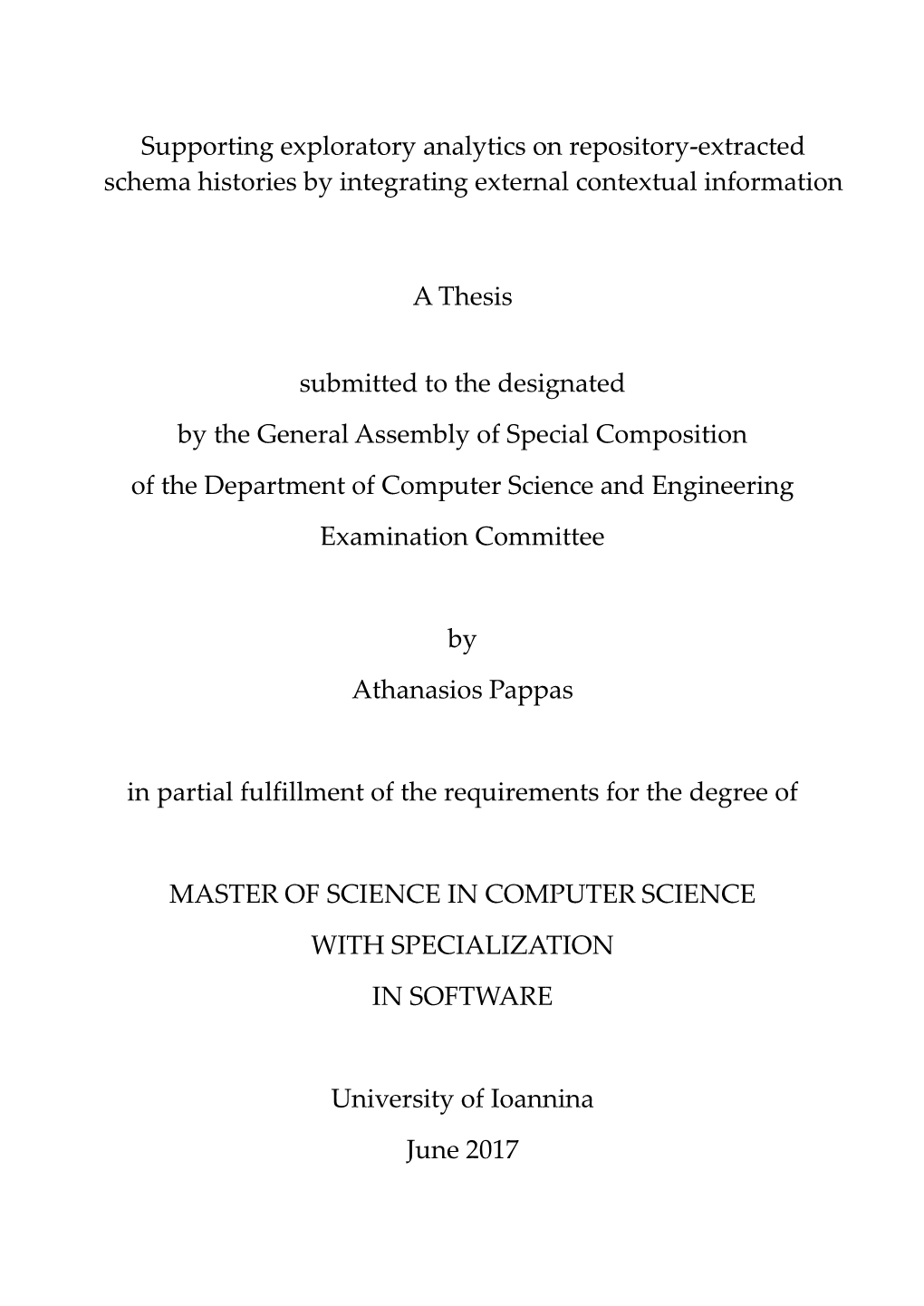 Thesis Format Guide