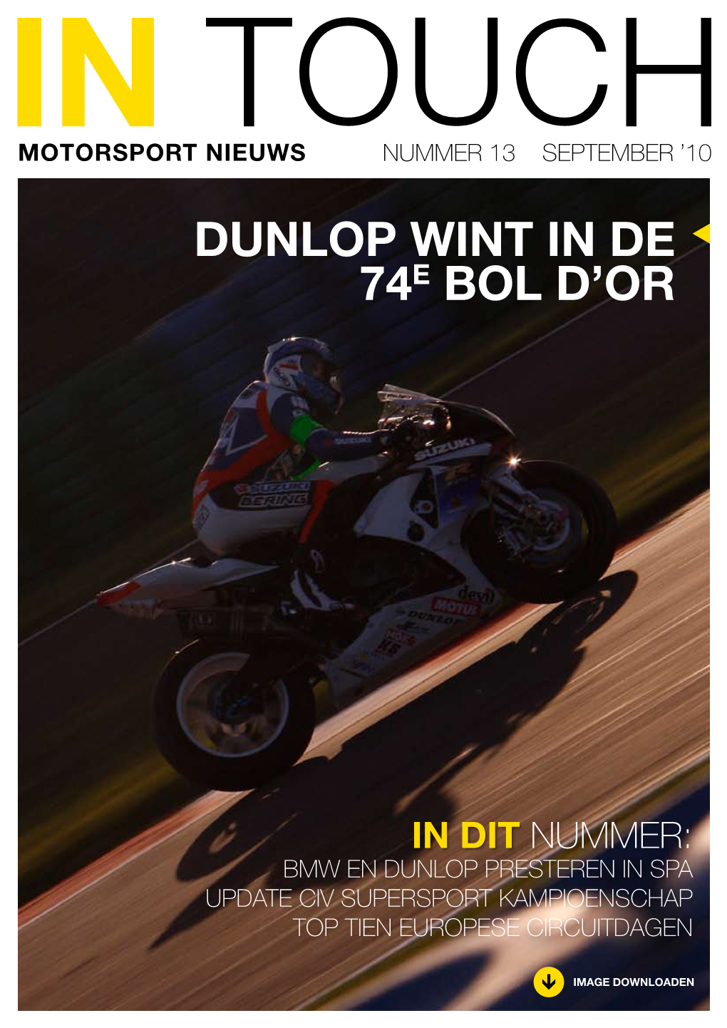 Dunlop Wint in De 74E Bol D'or