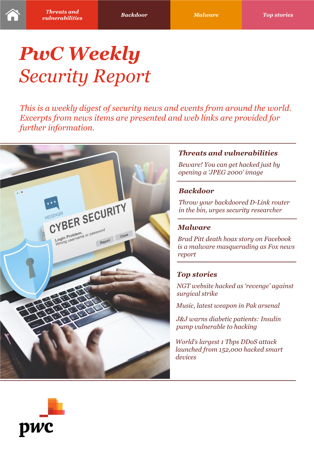 Pwc Weekly Security Report